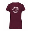 Dámské tričko premium back burgundy