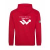 Dospělá mikina Premium back red