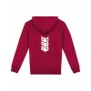 ZÁDA Dospělá mikina EKO Premium Hibiscus red (Tmavě červená)