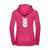 Dámská mikina luxury back fuchsia