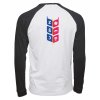 ZÁDA Pánské Baseball Tee Luxury White Black (Bílá Černá)
