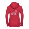 Dámská mikina luxury back red