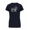 Dámské tričko premium back navy