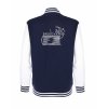 College mikina back navy