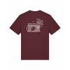 Dospělé Organic tričko Premium Burgundy (Vínová)