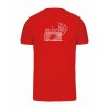 Pánské tričko premium back red