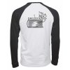ZÁDA Dámské Baseball Tee Luxury White Black (Bílá Černá)