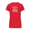 Dámské tričko premium back red
