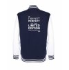 College mikina back navy
