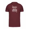 Pánské tričko premium back burgundy