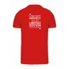 Pánské tričko premium back red