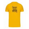 Pánské tričko premium back yellow