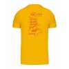 Pánské tričko premium back yellow
