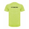 Dětské funkční tričko Premium Heather fluor yellow (Žíhaná žlutá)