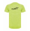 Dětské funkční tričko Premium Heather fluor yellow (Žíhaná žlutá)
