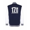 College mikina back navy