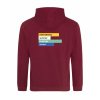 Dospělá mikina Premium back burgundy