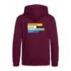 Dětská mikina Premium back burgundy