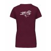 Dámské tričko premium back burgundy