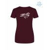 Dámské funkční tričko Burgundy (Vínová)