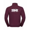 Pánská mikina na zip Elegant Burgundy (Vínová)