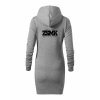 Dámské mikinové šaty Heather grey (Melírově šedá)