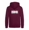 Dětská mikina na zip Premium Burgundy (Vínová)