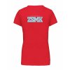 Dámské tričko premium back red