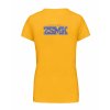 Dámské tričko premium back yellow