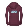 Dámská mikina luxury back burgundy