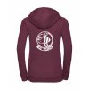 Dámská mikina luxury back burgundy