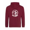 Dospělá mikina Premium back burgundy