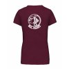 Dámské tričko premium back burgundy