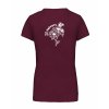 Dámské tričko premium back burgundy