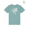 Dětské Organic tričko Premium Teal Monstera (Teal zelená)