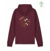 Dospělá mikina Organic Burgundy (Vínová)