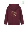 Dětská mikina Organic Burgundy (Vínová)