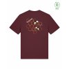 Dospělé Organic tričko Premium Burgundy (Vínová)