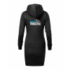 Dámské mikinové šaty Black (Černá)