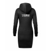 Dámské mikinové šaty Black (Černá)