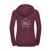 Dámská mikina luxury back burgundy
