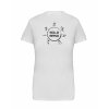Dámské tričko premium back white