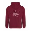 Dospělá mikina Premium back burgundy