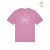Dospělé Organic tričko Premium Bubble pink (Žvýkačkově růžová)