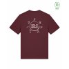 Dospělé Organic tričko Premium Burgundy (Vínová)