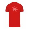 Pánské tričko premium back red
