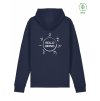 Dospělá mikina Organic Navy (Námořnická modrá)