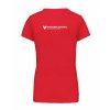 Dámské tričko premium back red