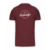 Pánské tričko premium back burgundy