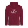 Dospělá mikina Premium back burgundy